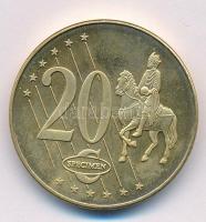 Vatikán 2006. 20c "XVI Benedek" próbaveret T:1 patina
Vatican 2006. 20 Cents "Benedi...