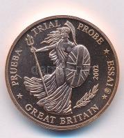 Nagy-Britannia 2002. 2c Britannia próbaveret T:1 fo. Great Britain 2002. 2 cents Britannia trial strike C:UNC spotted