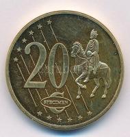 Vatikán 2010. 20c "XVI Benedek" próbaveret T:1 
Vatican 2010. 20 Cents "Benedict XVI...