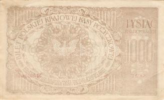 Lengyelország 1919. 1000M(12x) egymásutáni sorszámokkal T:II+