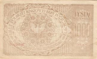 Lengyelország 1919. 1000M(12x) egymásutáni sorszámokkal T:II+