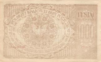 Lengyelország 1919. 1000M(12x) egymásutáni sorszámokkal T:II+
