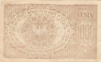 Lengyelország 1919. 1000M(12x) egymásutáni sorszámokkal T:II+