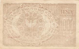 Lengyelország 1919. 1000M(12x) egymásutáni sorszámokkal T:II+