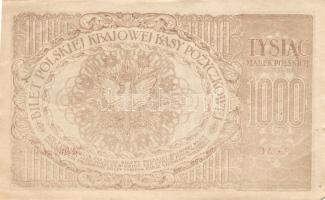 Lengyelország 1919. 1000M(12x) egymásutáni sorszámokkal T:II+