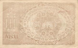 Lengyelország 1919. 1000M(12x) egymásutáni sorszámokkal T:II+