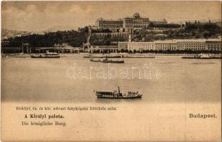 Budapest I. Királyi palota. Erdélyi cs. és kir. udvari fényképész felvétele után