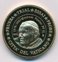 Vatikán 2003. 20c II. János Pál próbaveret T:1  Vatican 2003. 20 Cents John Paul II trial strike C:UNC