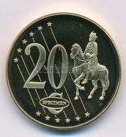Vatikán 2003. 20c "II. János Pál" próbaveret T:1 
Vatican 2003. 20 Cents "John Paul ...