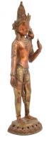 Keleti bronz szobor.  Jelzés nélkül. 43 cm
