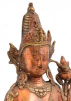 Keleti bronz szobor.  Jelzés nélkül. 43 cm