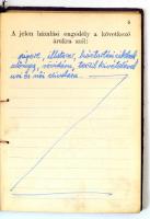 1947 Házalókönyv izraelita vallású egyén számára, bejegyzésekkel