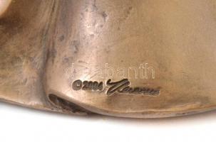 Azonosítatlan jelzéssel: Műgyanta szobor. Jelzett. 35 cm