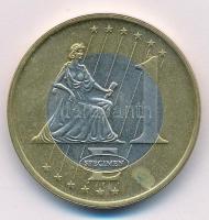 Svédország 2004. 1E "II. Gusztáv Adolf" próbaveret T:1- patina
Sweden 2004. 1 Euro "...