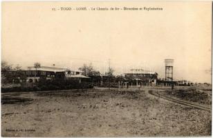 Lomé, Le Chemin de fer - Direction et Exploitation / the railway