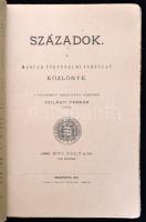 1893 Századok. A Magyar Történelmi Társulat közlönye XXVII. évf. 2-10. sz. Szerk.: Szilágyi Sándor. ...