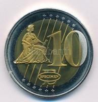 Vatikán 2006. 10E "XVI. Benedek" próbaveret T:1 fo.
Vatican 2006. 10 Euro "Benedict ...