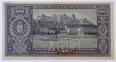 1926. 100P "E000-000000" sorozattal és sorszámmal, vízjellel valamint "MINTA" pe...