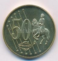 Csehország 2003. 50c próbaveret T:1 kis patina
Czech Republic 2003. 50 Cents trial strike C:UNC sma...