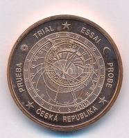 Csehország 2003. 5c Asztronómiai óra próbaveret T:1 fo. Czech Republic 2003. 5 cents Astronomical clock trial strike C:UNC spotted