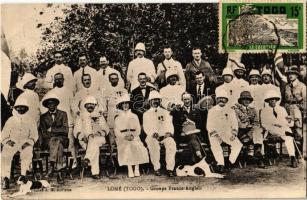 1931 Lomé, Groupe Franco Anglais / English group, TCV card (EB)