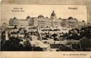 Budapest I. Királyi vár. Divald Károly 628. (ragasztónyom / gluemark)