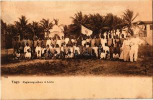 Lomé, Regierungsschule / school, folklore from French West Africa (fl)