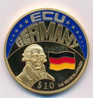 Libéria 2001. 10$ ECU-Németország próbaveret T:PP Liberia 2001. 10 Dollar ECU-Germany trial strike C:PP