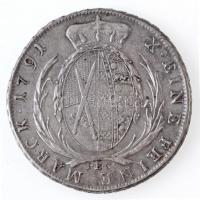 Német Államok / Szászország-Albertine 1791IEC Tallér Ag "III. Frigyes Ágost" Drezda (27,93...
