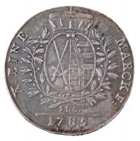 Német Államok / Szászország-Albertine 1785IEC Tallér Ag "III. Frigyes Ágost" Drezda (28,07...