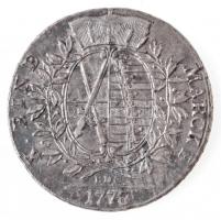 Német Államok / Szászország-Albertine 1778EDC Tallér Ag "III. Frigyes Ágost" Drezda (28,04...