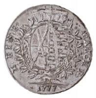 Német Államok / Szászország-Albertine 1777EDC Tallér Ag "III. Frigyes Ágost" Drezda (28,01...