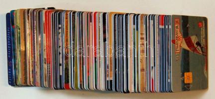 107 db használt magyar telefonkártya, benne az 1991 Balaton 1. kiadás