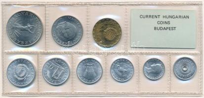 1982. 2f-10Ft (9xklf) érmés forgalmi sor fóliatokban T:1,1- Adamo FO15