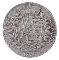 Német Államok / Szászország-Albertine 1775EDC Tallér Ag "III. Frigyes Ágost" Drezda (27,79...