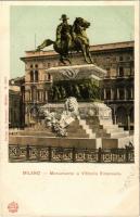 Milano, Milan; Monumento a Vittorio Emanuele / statue