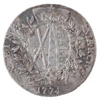 Német Államok / Szászország-Albertine 1774EDC Tallér Ag "III. Frigyes Ágost" Drezda (27,83...