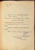 1948 3 db rendőrségi kinevezési okmány