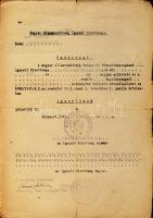 1948 3 db rendőrségi kinevezési okmány