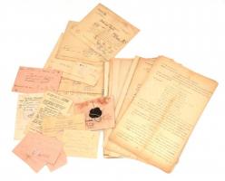 1921-1940 Esküdt Lajos, a Nagyatádi-féle per iratai: teljes ítélet, idézések, kérvények