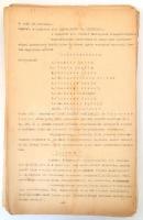 1921-1940 Esküdt Lajos, a Nagyatádi-féle per iratai: teljes ítélet, idézések, kérvények