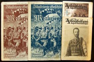 1915 4 db magyar és német első világháborús újság / 4 pcs.  WW. I. magazine
