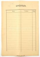 1914 " A kocka eldőlt..." Felhívás a világháború kitörése alkalmából adakozásra, segélyala...