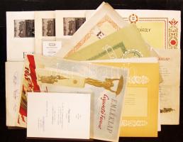 16 db érdekes szocialista oklevél / 12 interesting socialist charter