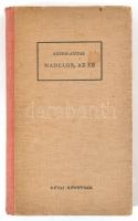 Szerb Antal: Madelon, az eb. Bp., 1947, Révai. Félvászon kötés, belül a gerincnél kissé levált, kissé kopottas állapotban.