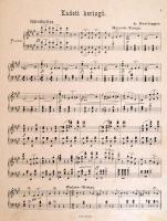 1904-1905 Karácsonyi Album. 1904-1905. Bp., Bárd Ferenc-ny., 58 p. Kiadói szecessziós, aranyozott, f...