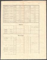 1914 augusztus 6 Veszteség lajstrom. A monarchia összes nyelvén / News about the injured in WW. 1. 6...