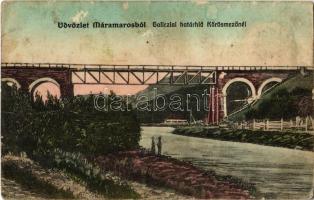 Kőrösmező, Körösmező, Jaszinya, Jasina, Yasinia (Máramaros); Galicziai határhíd / Galicia border bridge (fa)