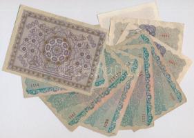 Ausztria 1922. 1K (1x) + 10K (2x) + 100K (5x) + 1000K (1x) T:vegyes
Austria 1922. 1 Kronen (1x) + 1...