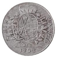 Német Államok / Szászország-Albertine 1783IEC Tallér Ag "III. Frigyes Ágost" Drezda (28,01...